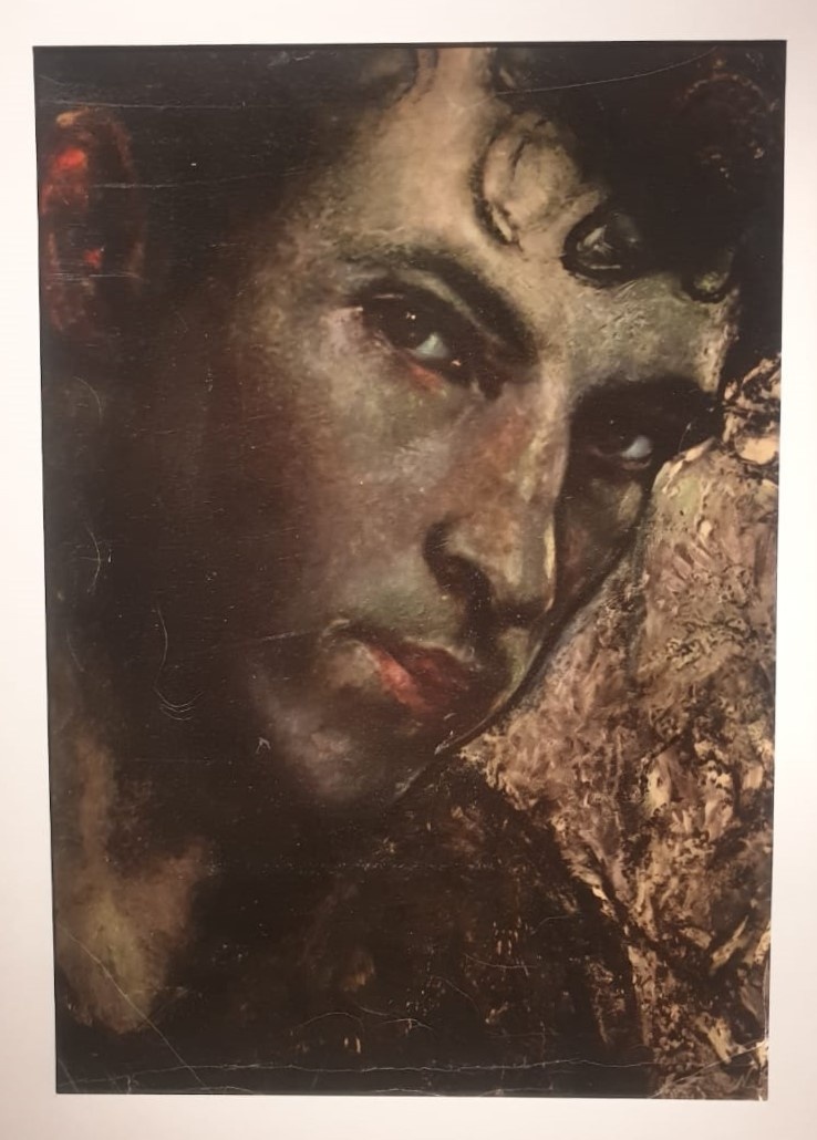 Н.М.Гущин Автопортрет 1925 гелиогравюра