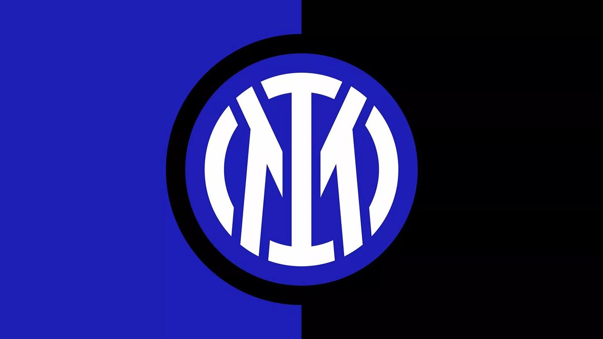 Новый логотип Интера, начиная с 2021 года