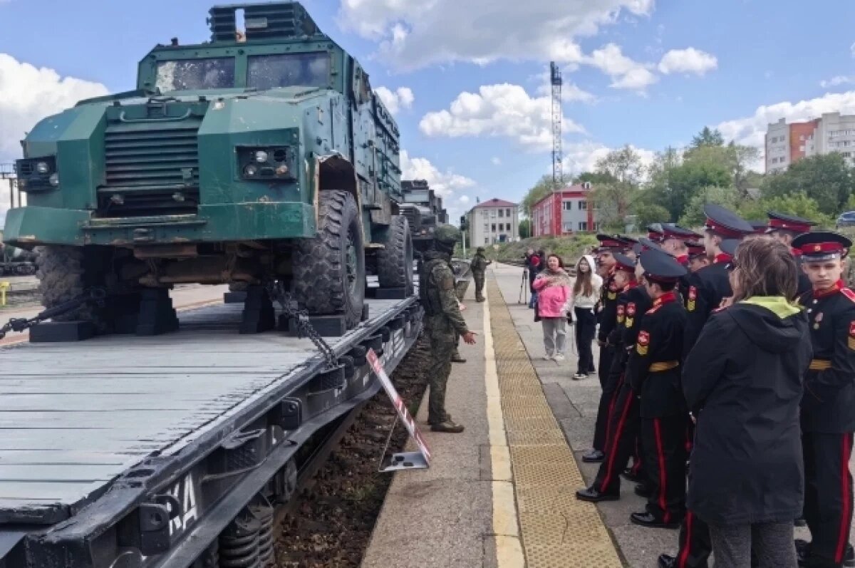    В Ульяновск прибыл агитпоезд Министерства обороны РФ
