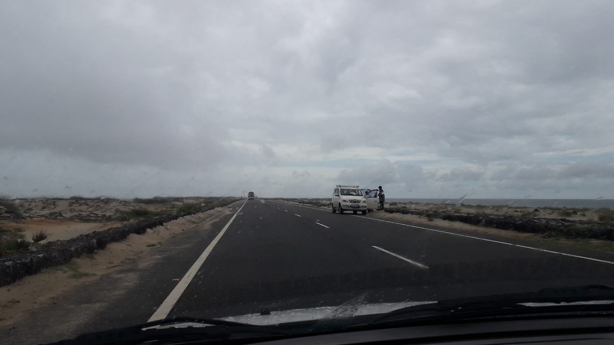 Рамешварам. Дорога до Адамова моста. Октябрь 2021 г.