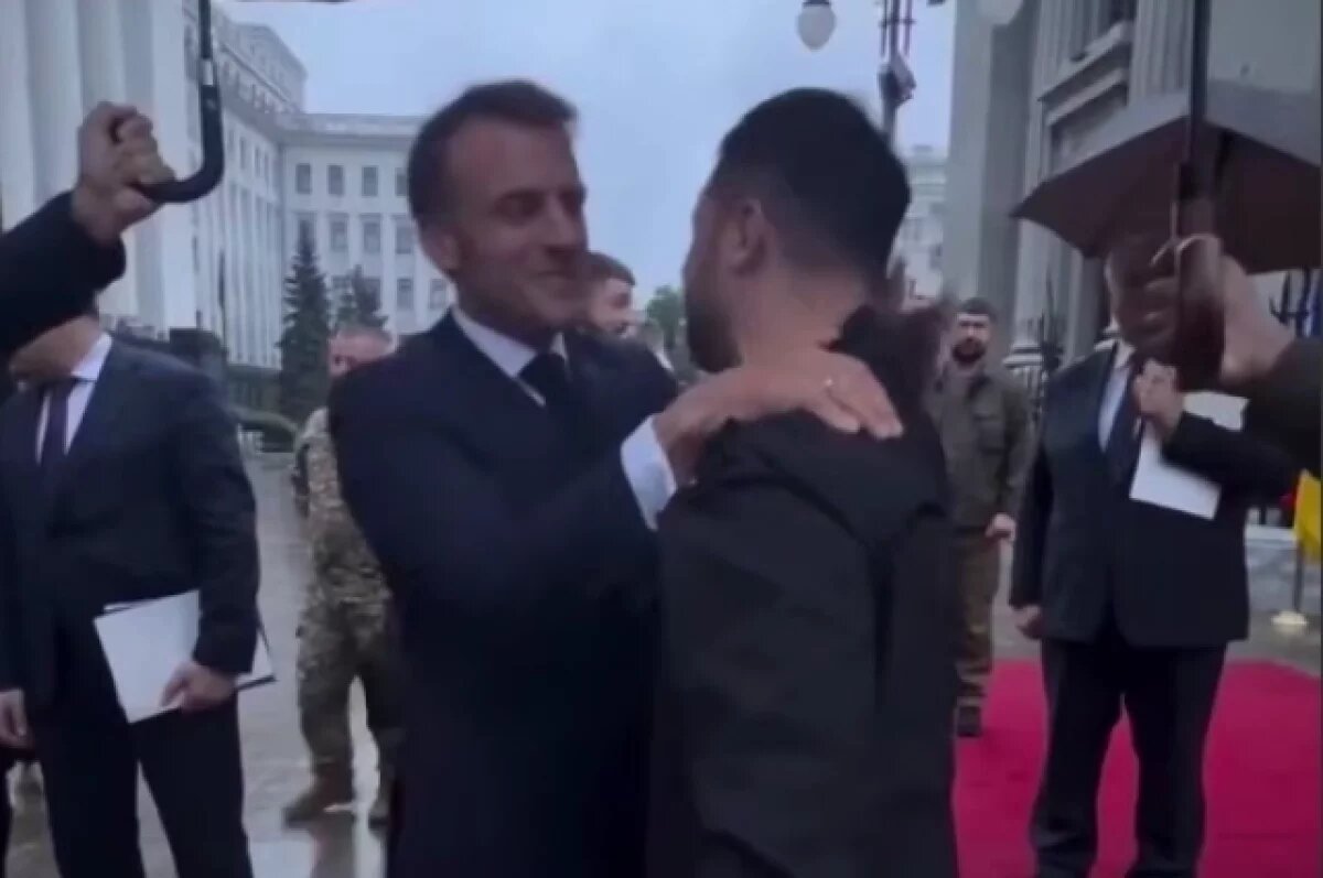    Эксперт Шуров оценил жесты Макрона и Зеленского во время прощания в Киеве