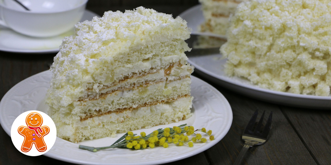Итальянский Торт "Мимоза" ✧ Torta Mimosa