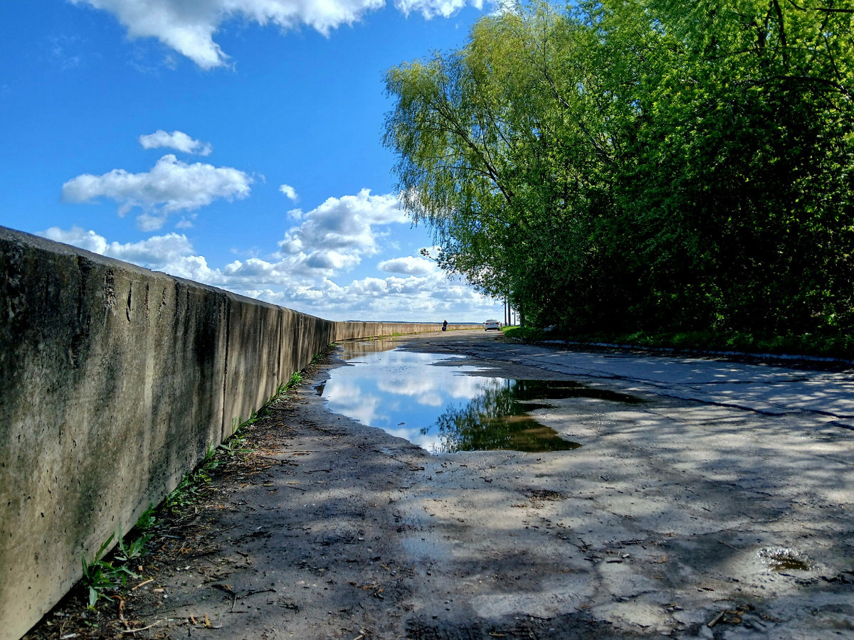 Казанская набережная в Чебоксарах.