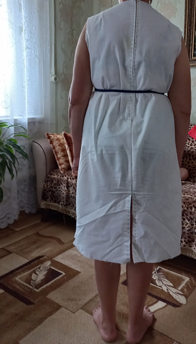 Макет прямого платья