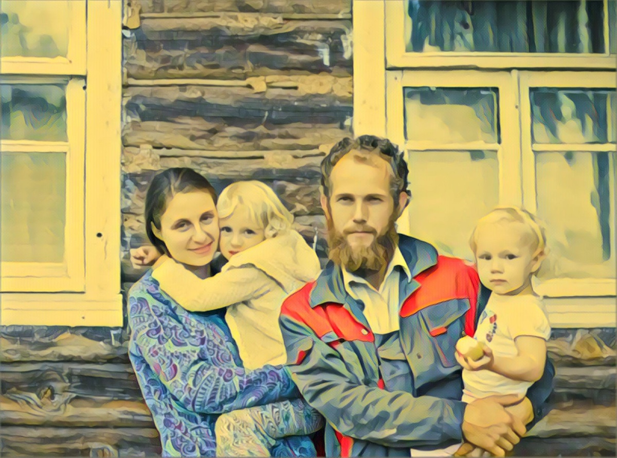 Валя с Настей и Артём с Алёшей