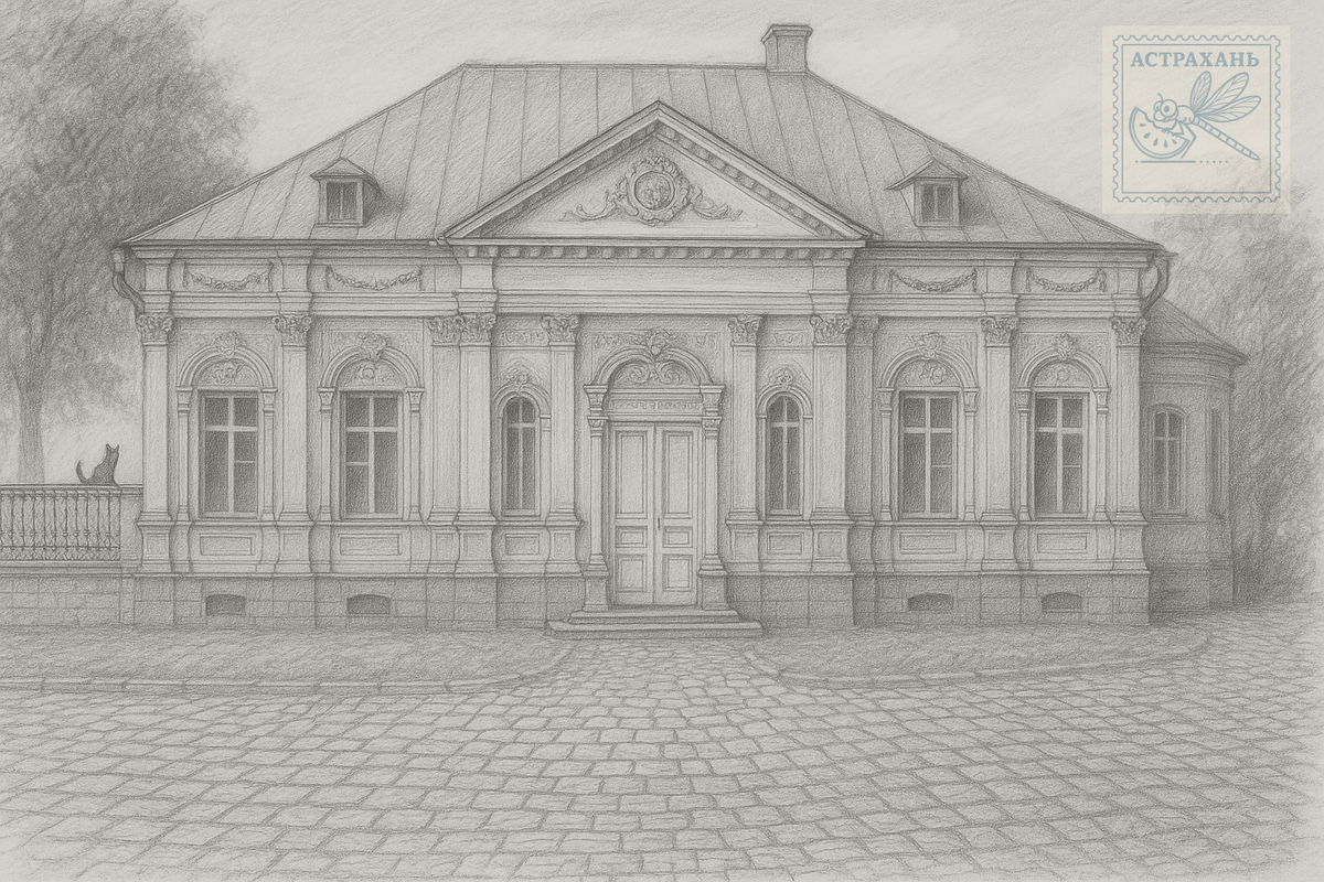 Возможно, когда-то дом выглядел так...