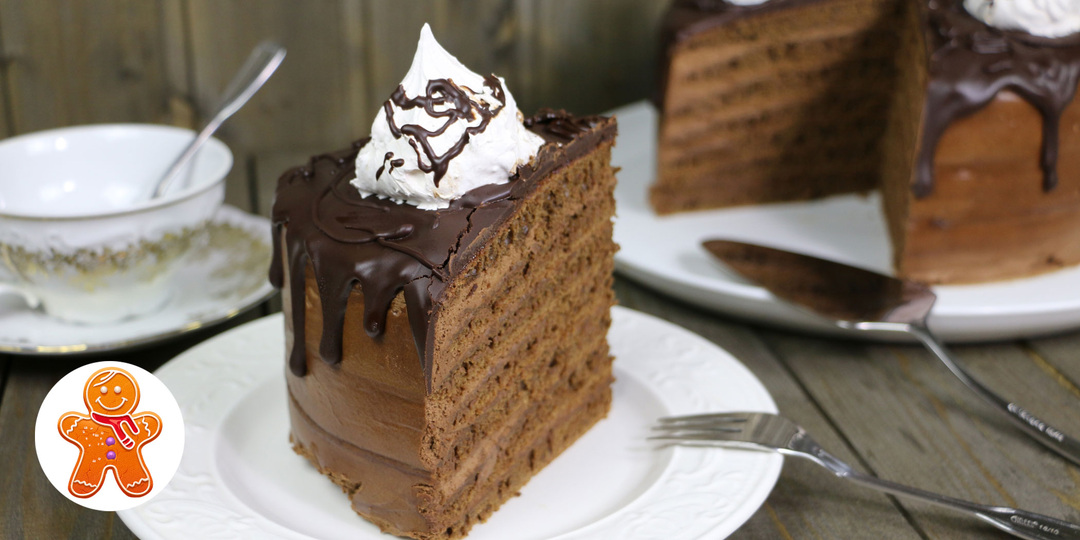 Торт "Шоколадный" на сковороде