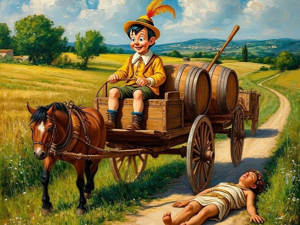 Примерно так Пиноккио познакомился с Гермесом