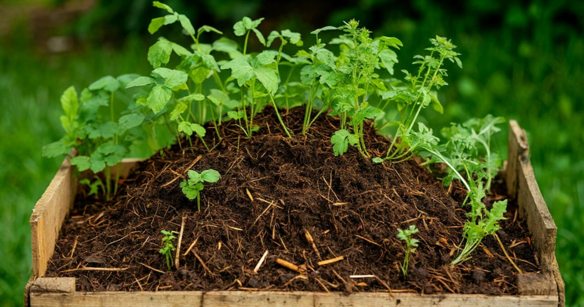 компост и сорняки