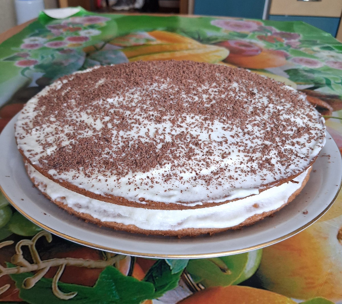 Торт "Сметанный". Фото автора.