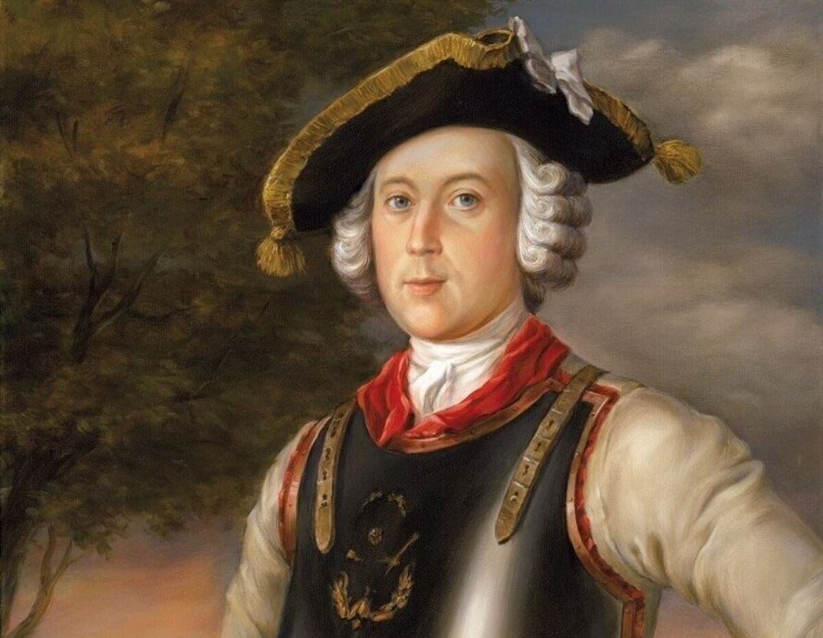 Иероним фон Мюнхгаузен. Изображение из открытых источников в интернете.