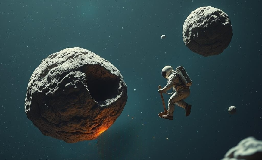 Ископаемые на астероиде