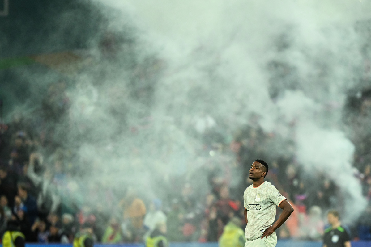 Кордоба после гола Гуарирапы