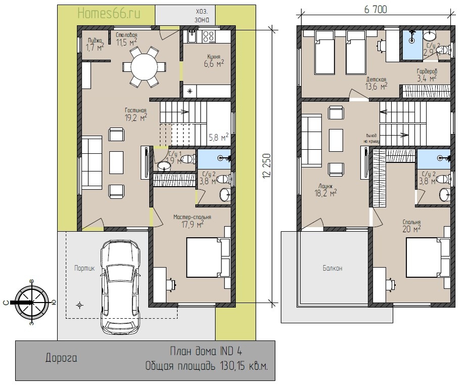 Планы двухэтажных индийских домов. Листайте вправо