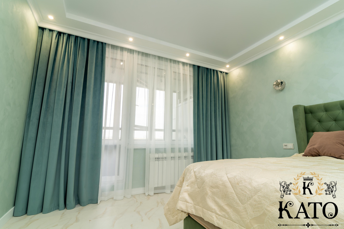  цвет штор в интерьере