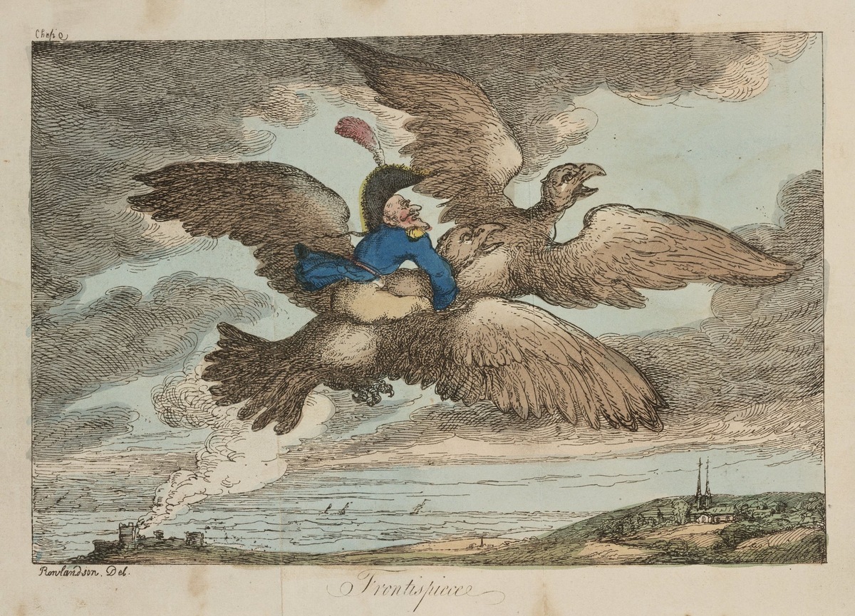    Прославился Мюнхгаузен как рассказчик невероятных историй, которые дополнялись его собственными фантазиями и в дальнейшем легли в основу ряда литературных произведений и фильмов / globallookpress.com / Иллюстрация Томаса Роулендсона к книге Surprising adventures of the renowned Baron Munchausen, containing singular travels, campaigns, voyages, and adventures 1811 года / Science Museum