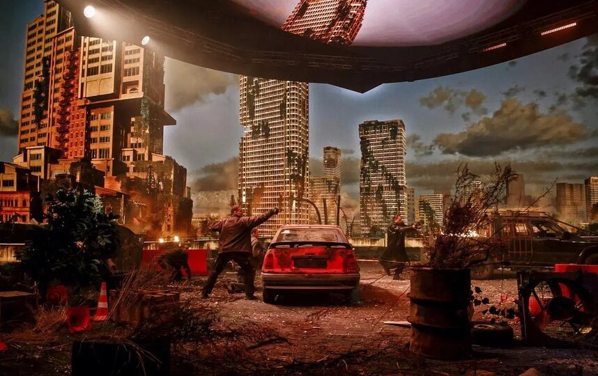    На кинозаводе работает уникальная для России конструкция из LED-экранов площадью более 300 кв.м.кинопарк "Москино"