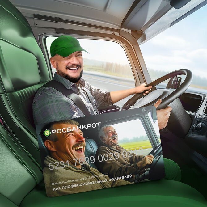 Форсаж - Антикредитная карта для профессиональных водителей.