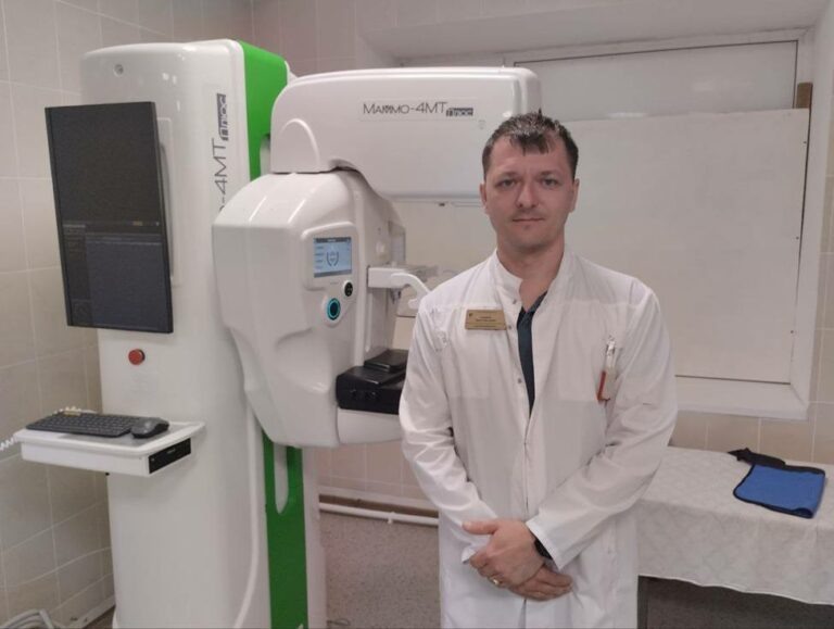    В Ташлинской районной больнице установлен новый маммограф Белов Михаил Александрович