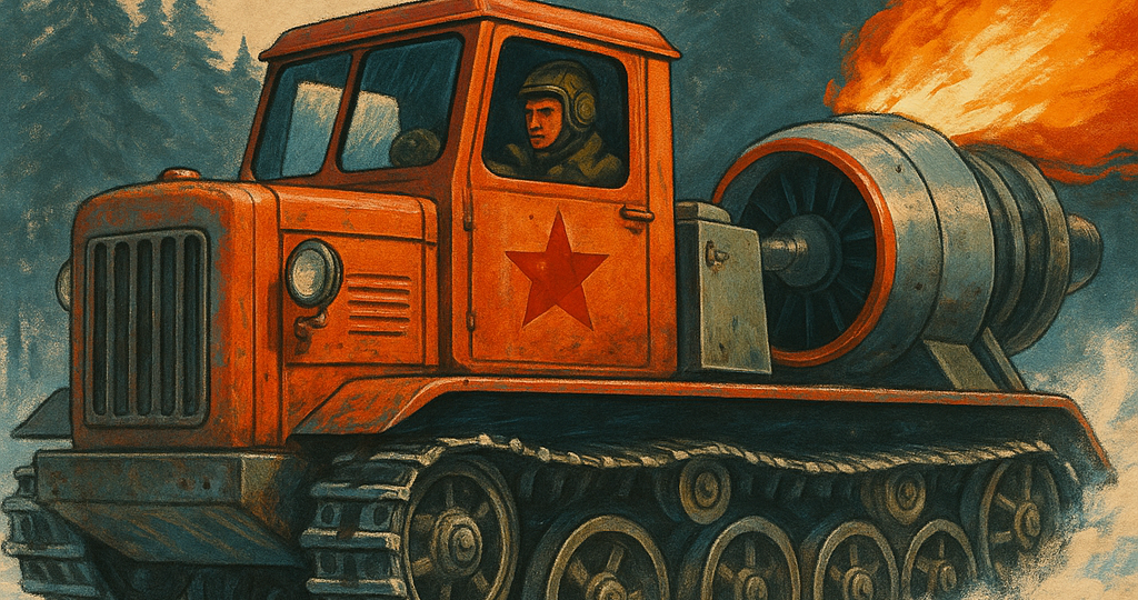 Трактор с турбиной от вертолёта? Зачем в СССР его придумали