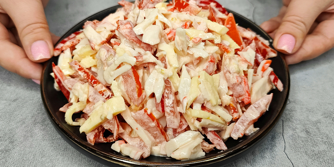 Праздничный салат "Теона" готовлю буквально за 5 минут: это вкусный и простой салат какие я только пробовала, хоть и без особых изысков