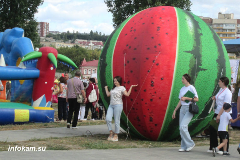    На Камышинском арбузном фестивале (2023 год)