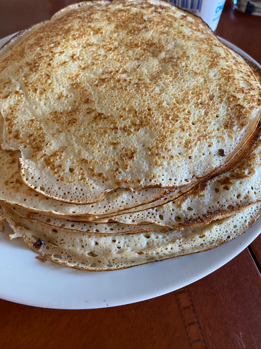 Блины часто готовлю на выходных