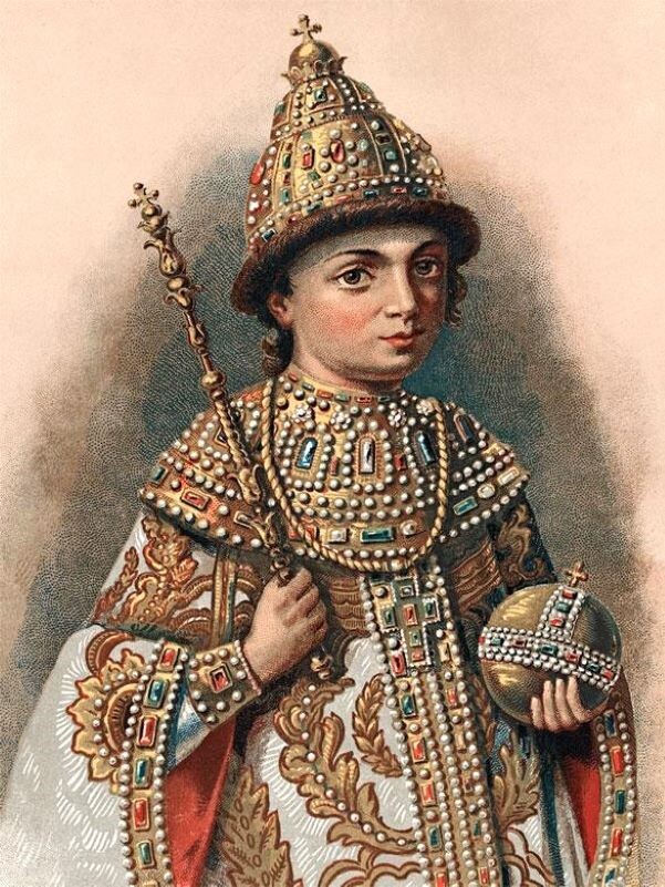 Царь Петр I Алексеевич в детстве