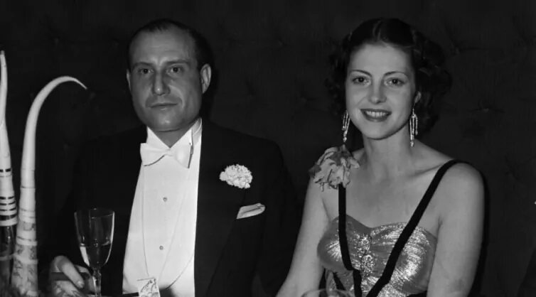 Хеди Ламарр с супругом. Фото из открытых источников.