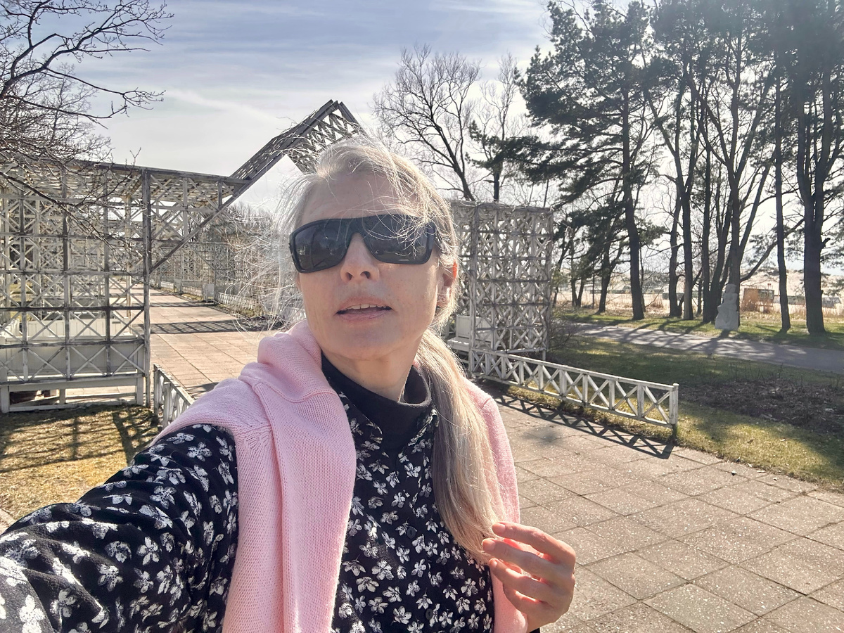 Автор в Прибрежном парке Пярну