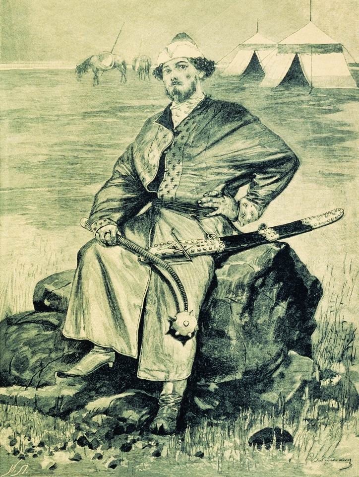 Алеша Попович. Иллюстрация Андрея Рябушкина
