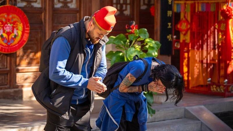    Лина Джебисашвили и ее парень Юрий Фунтов. Фото: ТНТ