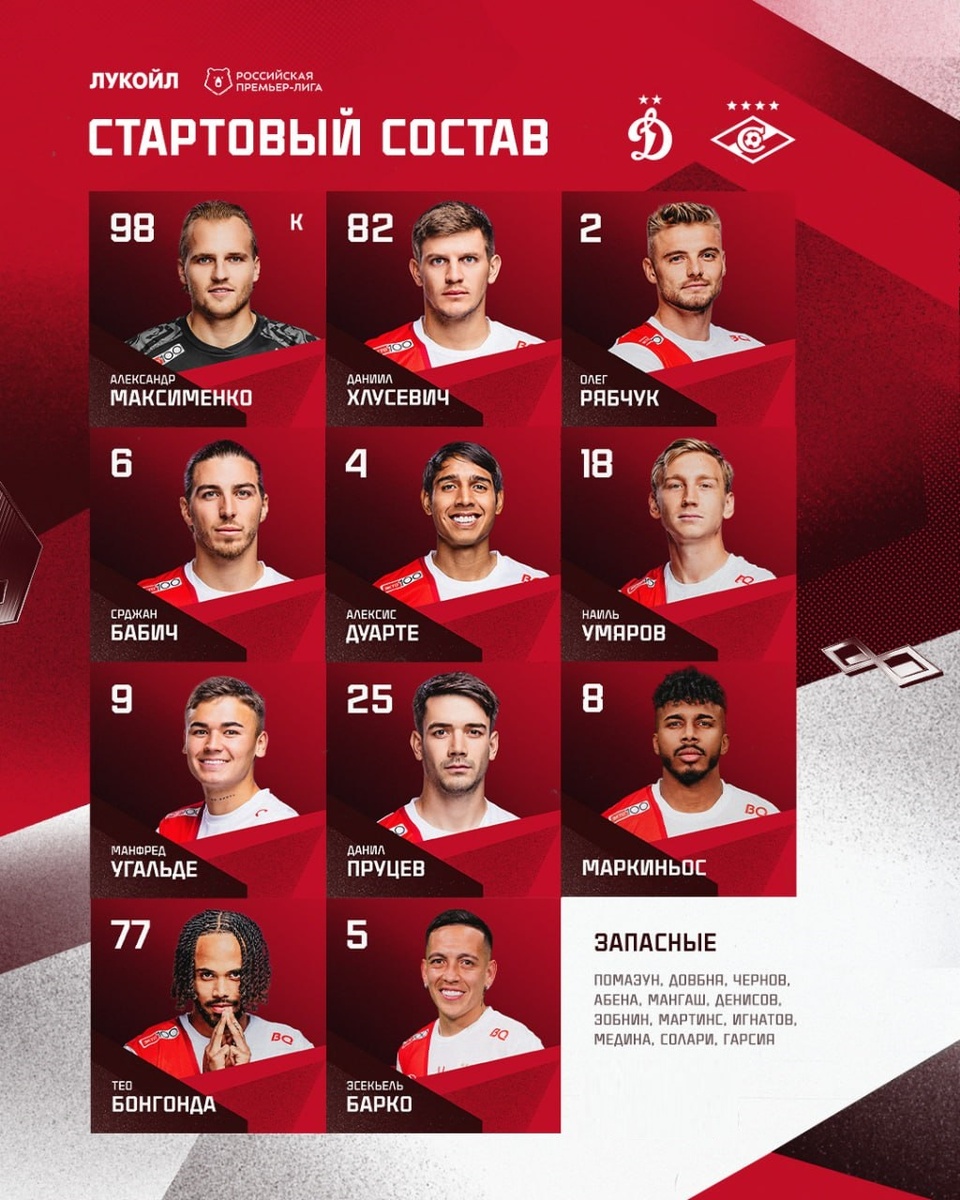 Фото из телеграм-канала «Спартака».