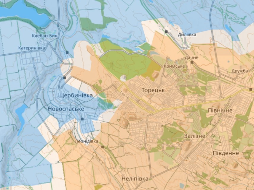    Карта СВО. ВСУ теряют Торецк.