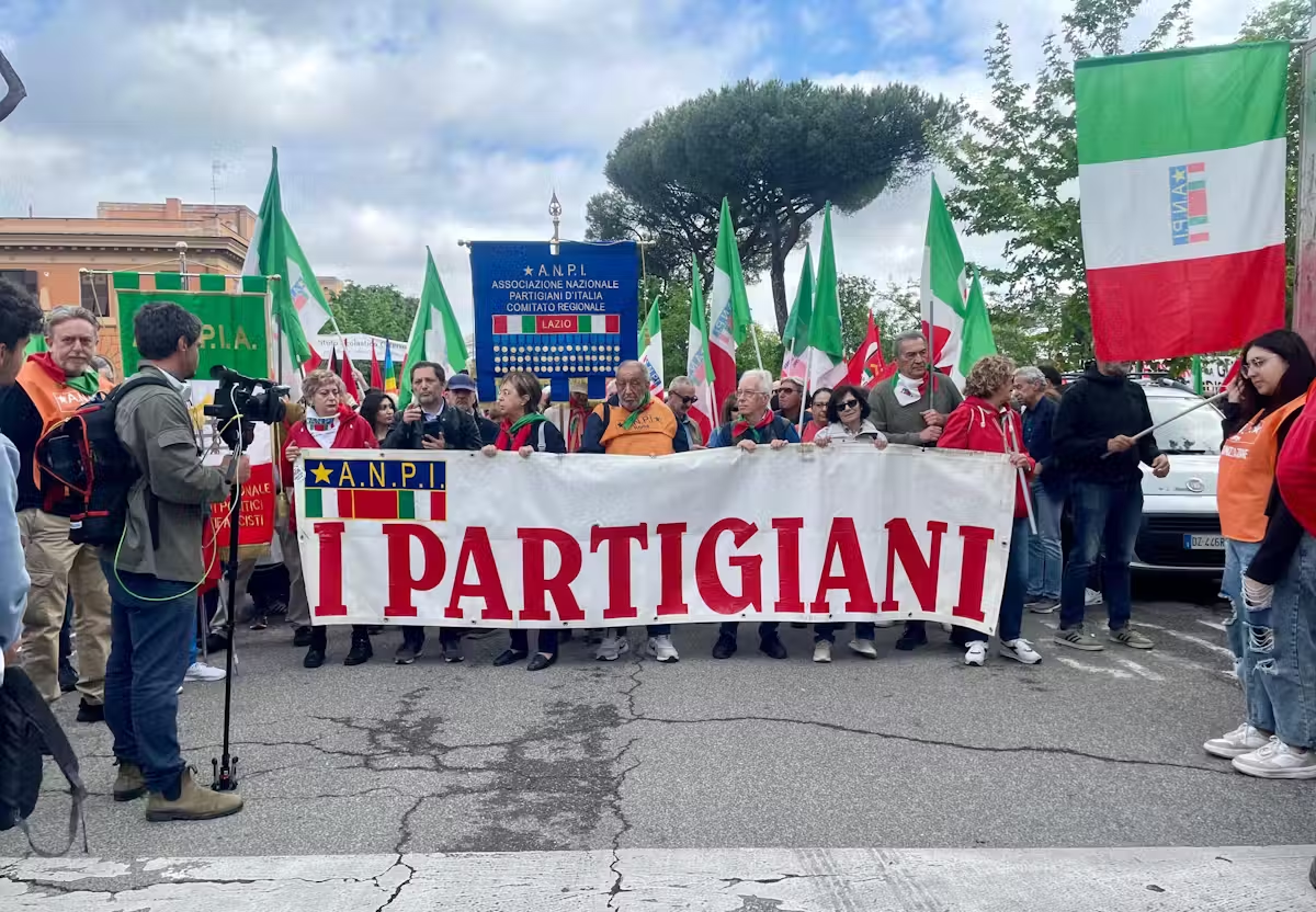 Мероприятие, посвященное 80-й годовщине освобождения Италии, посвященное памяти людей, сражавшихся против фашизма.