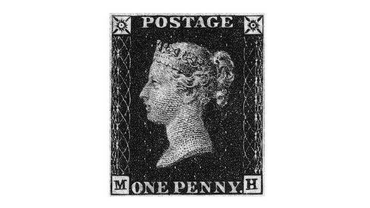  Так выглядит «Черный пенни», первая в мире стандартная почтовая марка / Фото: Соцсети