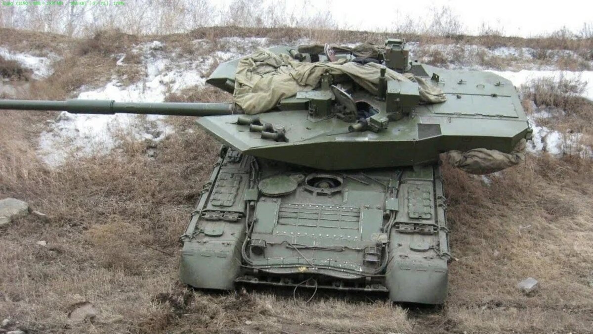 Т80у с башней "Бурлак"