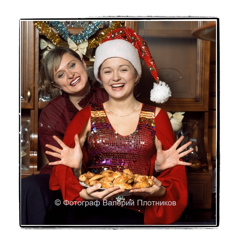 С сестрой Надей