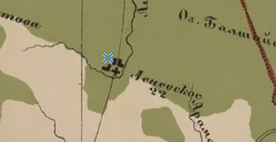 Фрагмент карты Стрельбицкого.