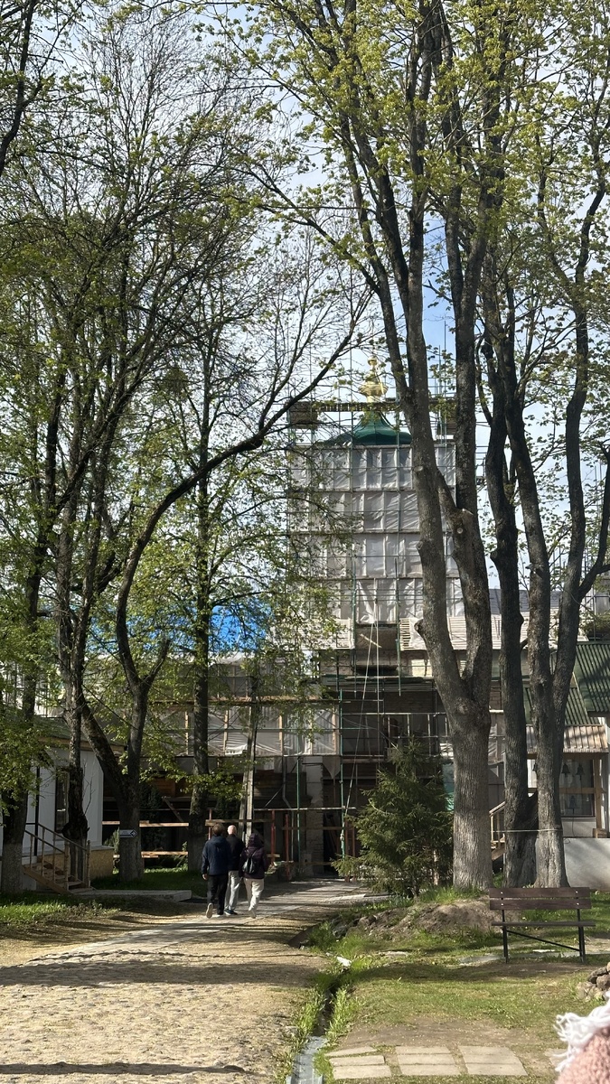 Спасо-Преображенский Мирожский монастырь на реставрации