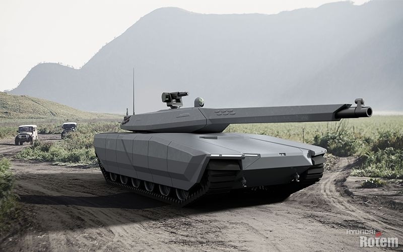 Hyundai Rotem разрабатывает основной боевой танк следующего поколения. Фото: Hyundai Rotem.