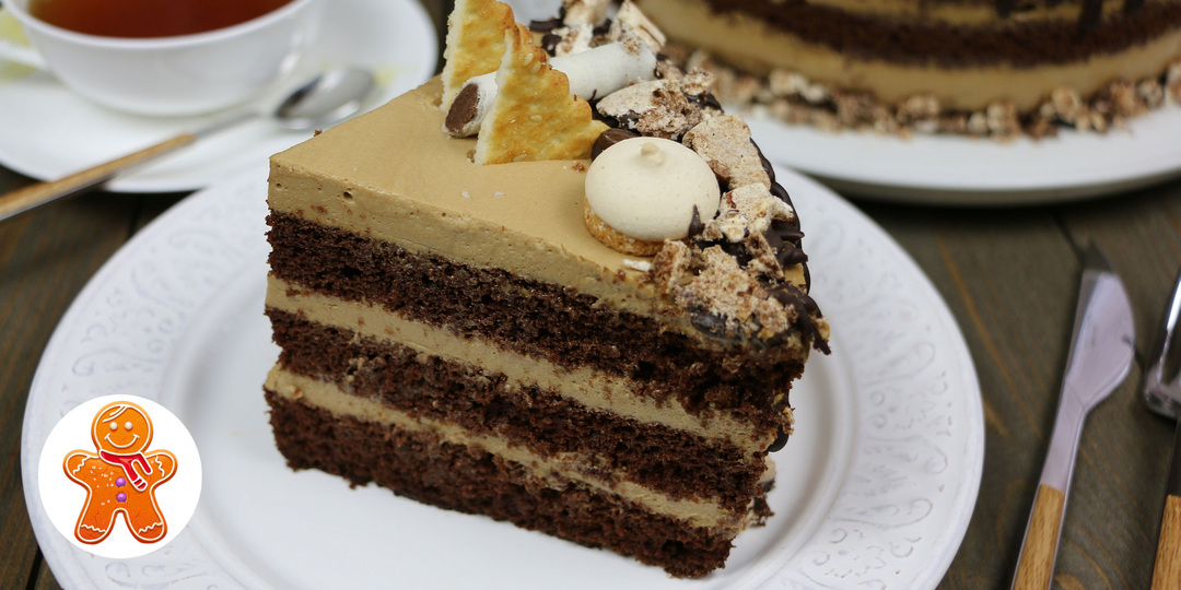 Шоколадно-кофейный торт