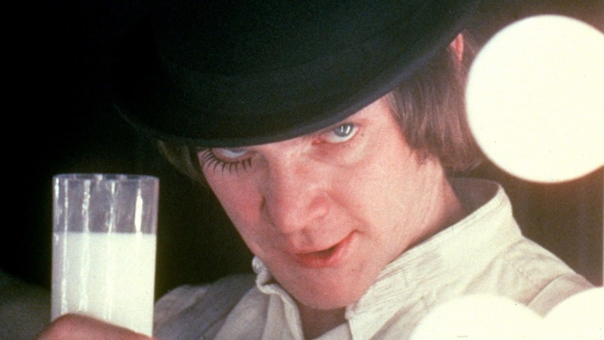    Кадр из фильма «Заводной апельсин», реж. Стэнли Кубрик. Polaris Productions, Hawk Films.