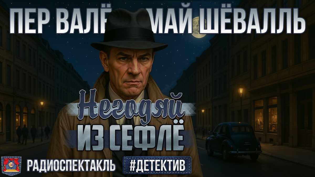 Аудиоспектакль «Негодяй из Сефлё» по одноимённому роману 1971 года Пера Валё и Май Шёвалль. Видео в конце статьи 👇🏻🔻👇🏻