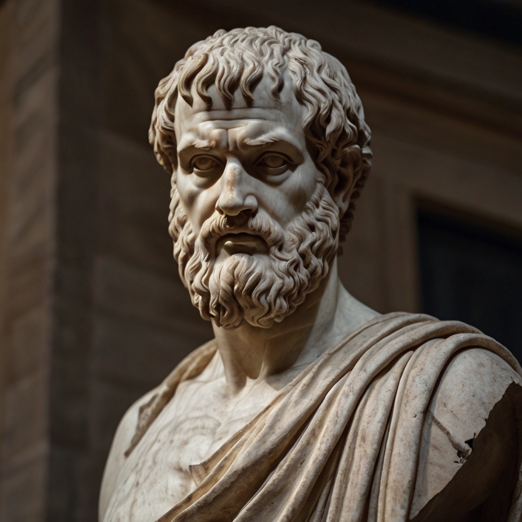 Аристотель (ИИ иллюстрация)