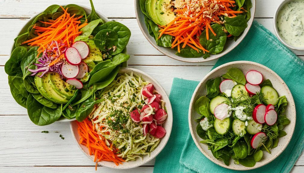 3 салата, которые очищают и насыщают