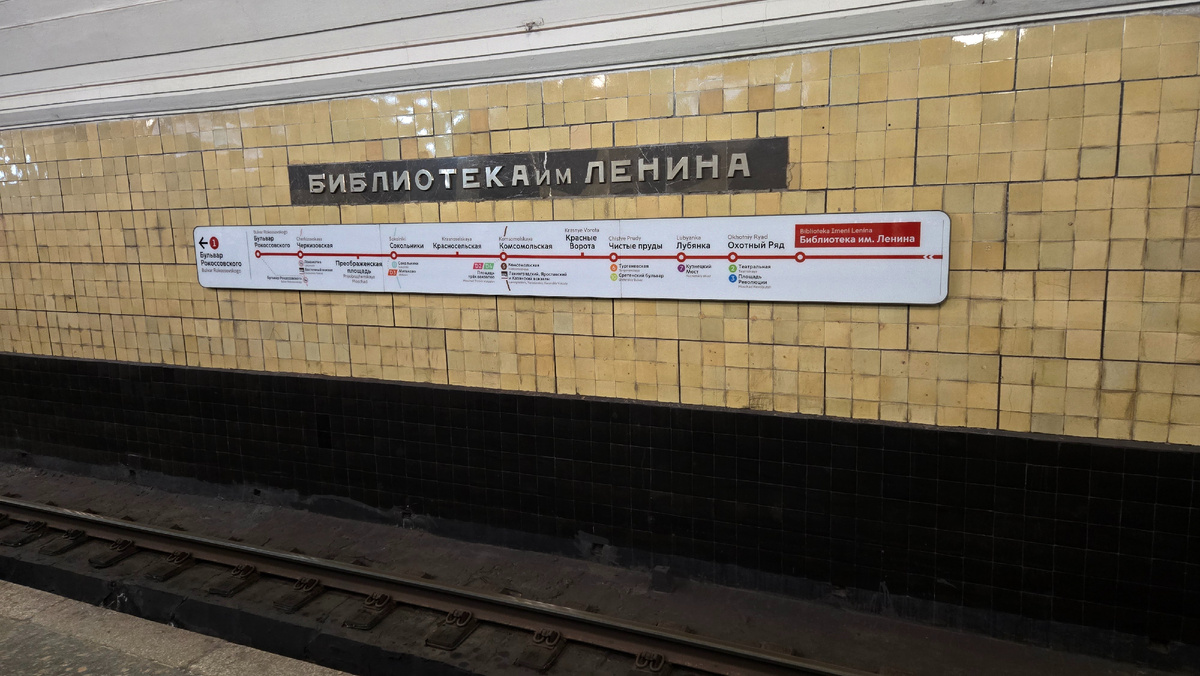 Станция метро "Библиотека им. Ленина" 
