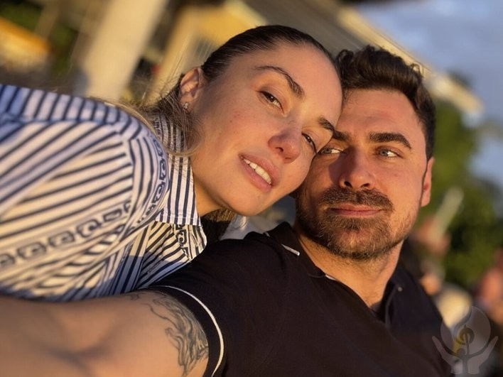    Агата Муцениеце и Петр Дранга, фото: соцсети