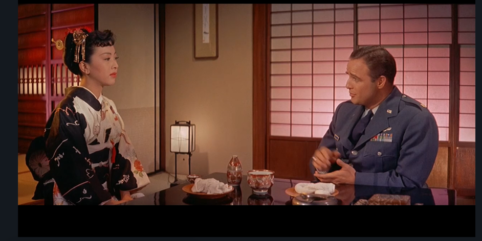 Из фильма "Сайонара". Открытые источники.