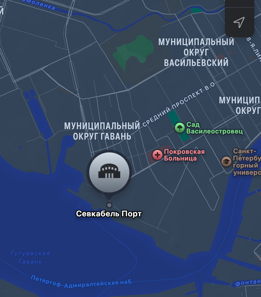 Точка на карте 